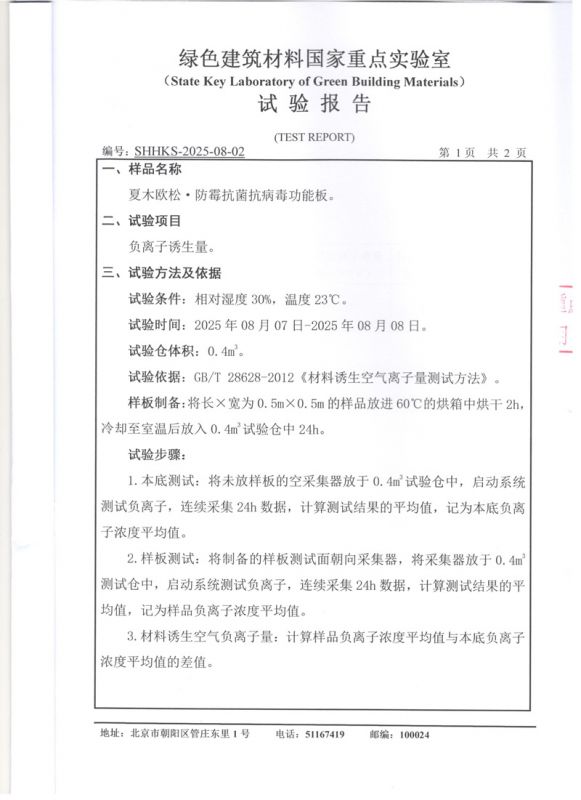 中宝负离子检测报告2